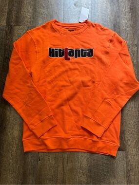 Orange Crewneck Sweater - Men's